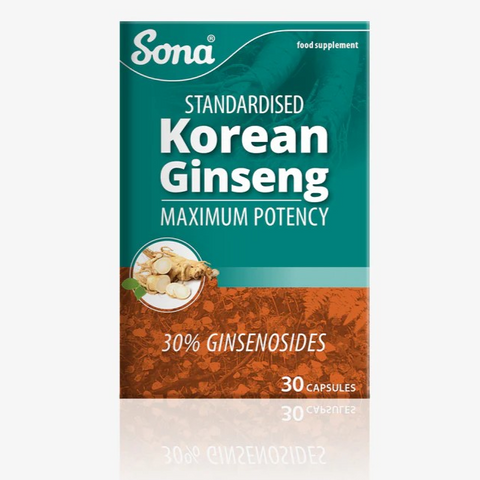 SONA Korean Ginseng - Ginseng extract capsules - 30 PACK