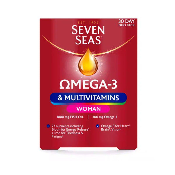 SEVEN SEAS OMEGA3 & MULTIVITAMINS WOMAN 30 McCartan's Pharmacy
