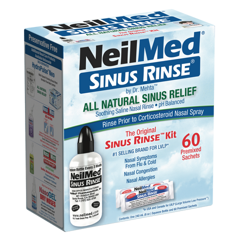 NEILMED SINUS RINSE KIT - 60 SACHETS