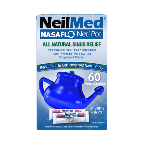 NEILMED NASAFLO NETI POT - 60 SACHETS