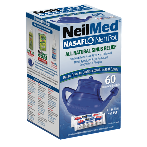 NEILMED NASAFLO NETI POT - 60 SACHETS