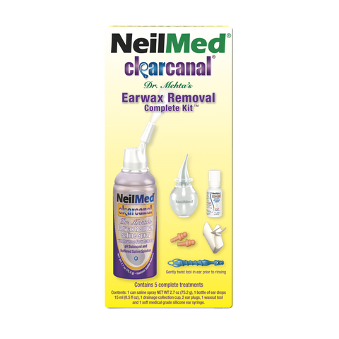 NEILMED CLEARCANAL EARWAX REMOVAL COMPLETE KIT