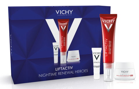 VICHY LIFTACTIV NIGHTIME RENEWAL HEROES GIFT SET