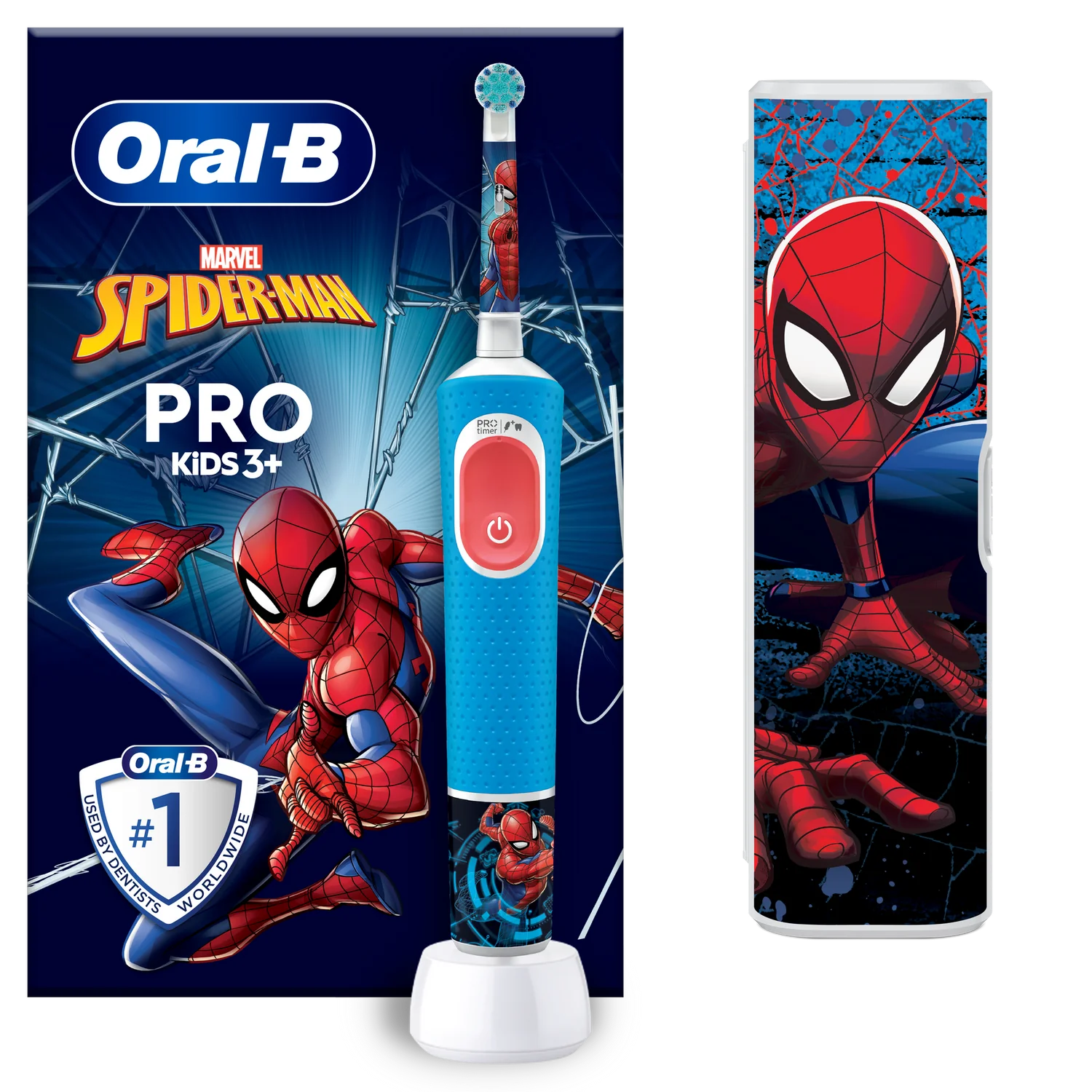 Oral b spiderman electric outlet toothbrush
