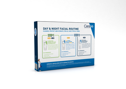 CERAVE DAY & NIGHT FACIAL ROUTINE GIFT SET