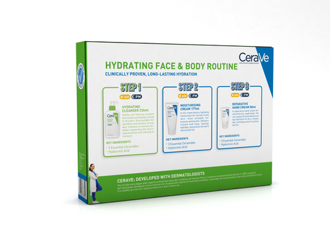 CERAVE HYDRATING FACE & BODY ROUTINE GIFT SET