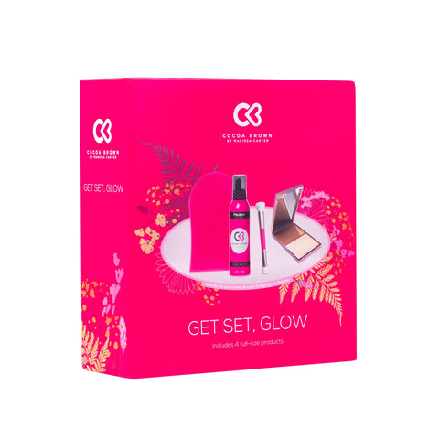 COCOA BROWN Get Set, Glow Tanning Gift Set
