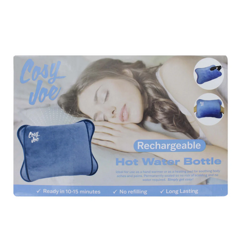 COSY JOE RECHARGEABLE HOT WATER BOTTLE BLUE