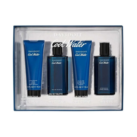 DAVIDOFF COOLWATER 4PCE GIFT SET B