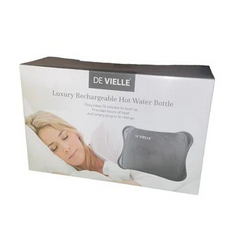 DE VIELLE LUXURY RECHARGEABLE HOT WATER BOTTLE