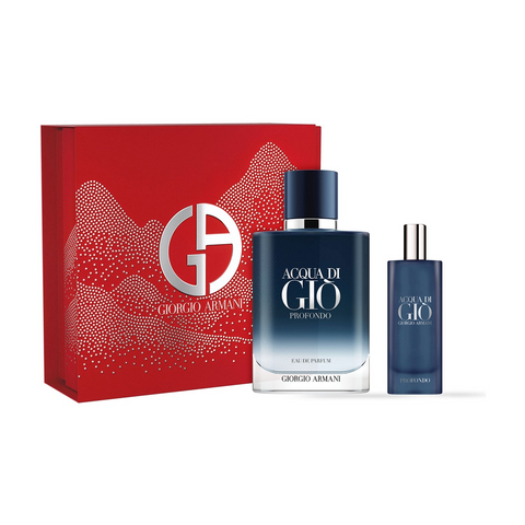 GIORGIO ARMANI ACQUA DI GIO PROFONDO EDP 100ML 2PCE GIFT SET