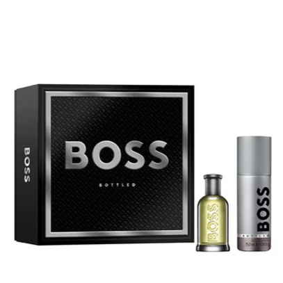 HUGO BOSS BOTTLED 50ML EDT 2PCE GIFT SET