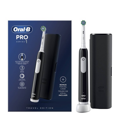 ORAL B PRO SERIES 1 ELECTRIC TOOTHBRUSH - BLACK