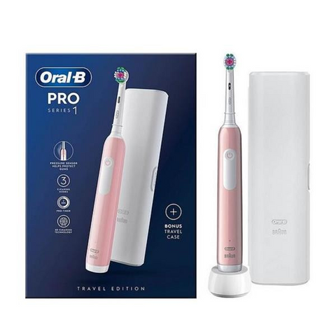 ORAL B PRO SERIES 1 ELECTRIC TOOTHBRUSH - PINK