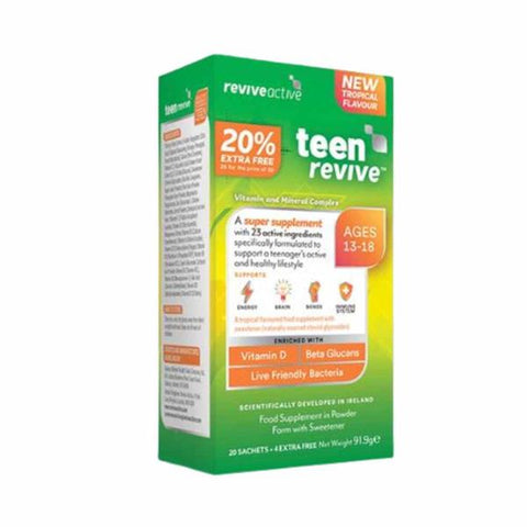 REVIVE ACTIVE TEEN REVIVE 20% EXTRA FREE TROPICAL FLAVOUR