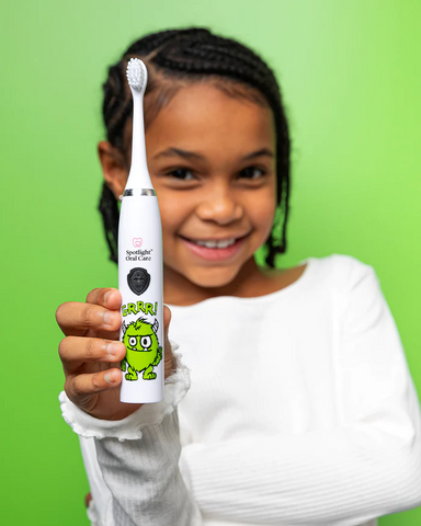 SPOTLIGHT KIDS RECHARGEABLE ELECTRIC TOOTHBRUSH - MONSTER