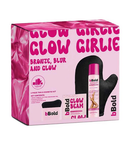 BBOLD GLOW GIRLIE COSMETIC & TAN 4PC GIFT SET