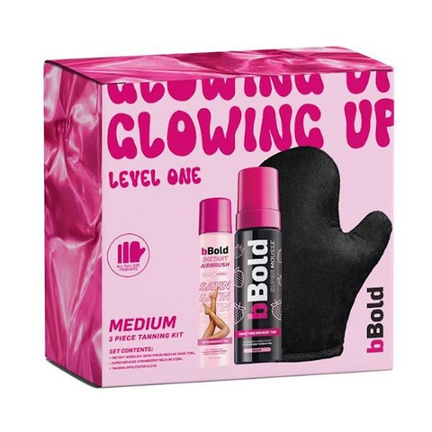 BBOLD GLOWING UP LEVEL ONE MEDIUM 3PC GIFT SET