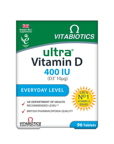 VITABIOTICS ULTRA D3 (400IU) 10UG 96'S