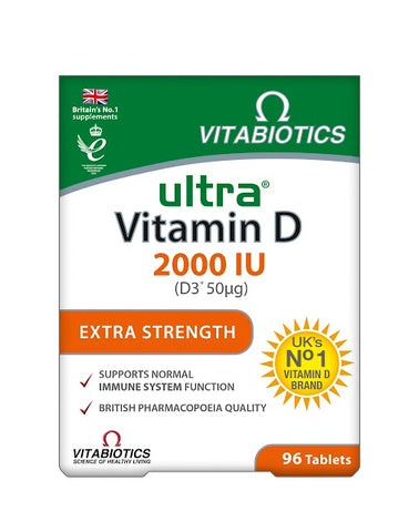VITABIOTICS ULTRA D3 VIT' D3 (2000IU) 50UG 60'S