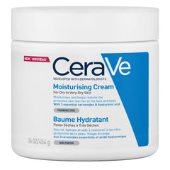 Envelope your skin in the replenishing powers of the CeraVe Moisturising Cream. Ideal for dry to very dry skin types
