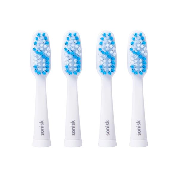 SONISK PULSE TOOTHBRUSH REPLACEMENT HEADS - 4 PACK