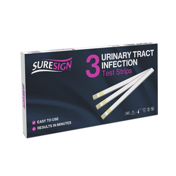 Suresign UTI Urinary Tract Infection Test Strips - 3 Strips