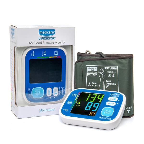 Medicare Lifesense A5 Upper Arm Blood Pressure Monitor