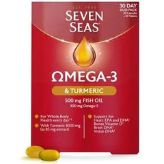Seven Seas Omega-3 & Turmeric 30 Day Pack